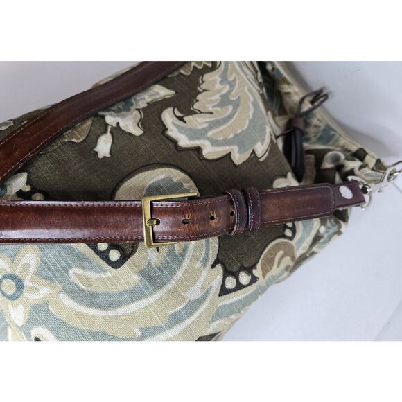 Handcrafted Crossbody Shoulder Tapestry Purse Dragonfly Reversible Multicolor LG - Picture 12 of 12